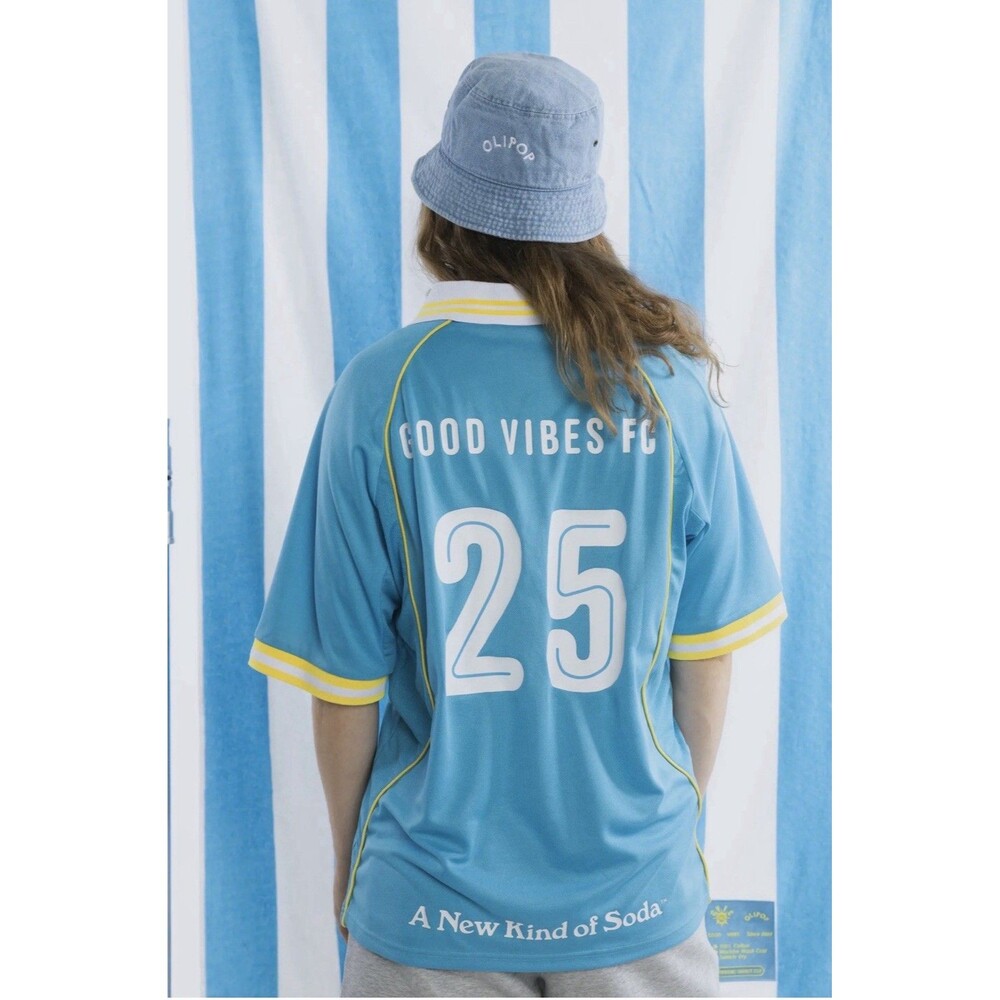Olipop Good Vibes QVFC Soccer Jersey Size Medium